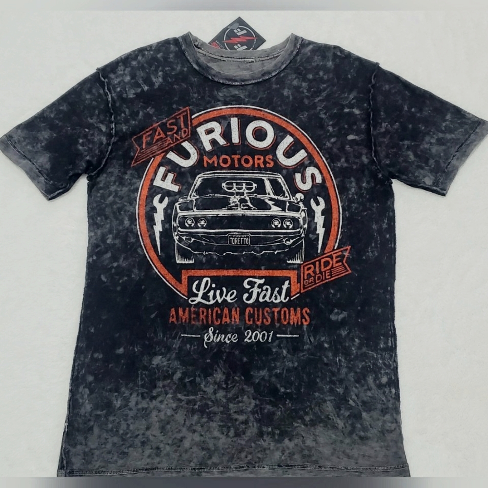 ♦️Affliction "Living Life" LA Graphic Lava Washed Reversible T-shirt♦️